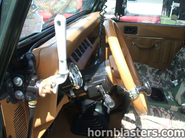 Completed Nathan AirChime K3 544K train horn installation overview Gavan's 1995 Jeep Wrangler photo 8