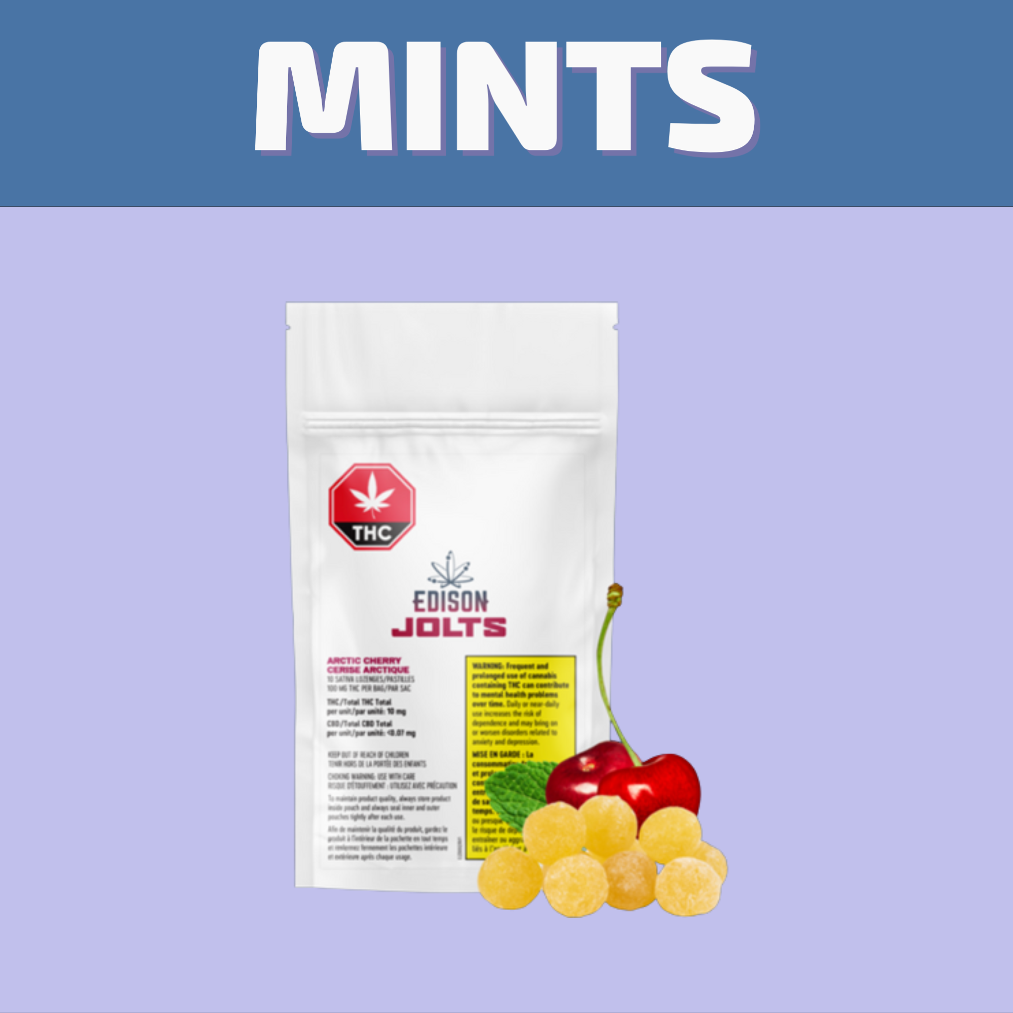 Order Mints and other Edibles online for same day delivery in Winnipeg or visit our cannabis store in Winnipeg on 580 Academy Road.  