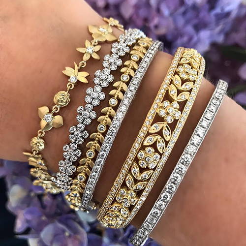 Gold and Silver Bracelets