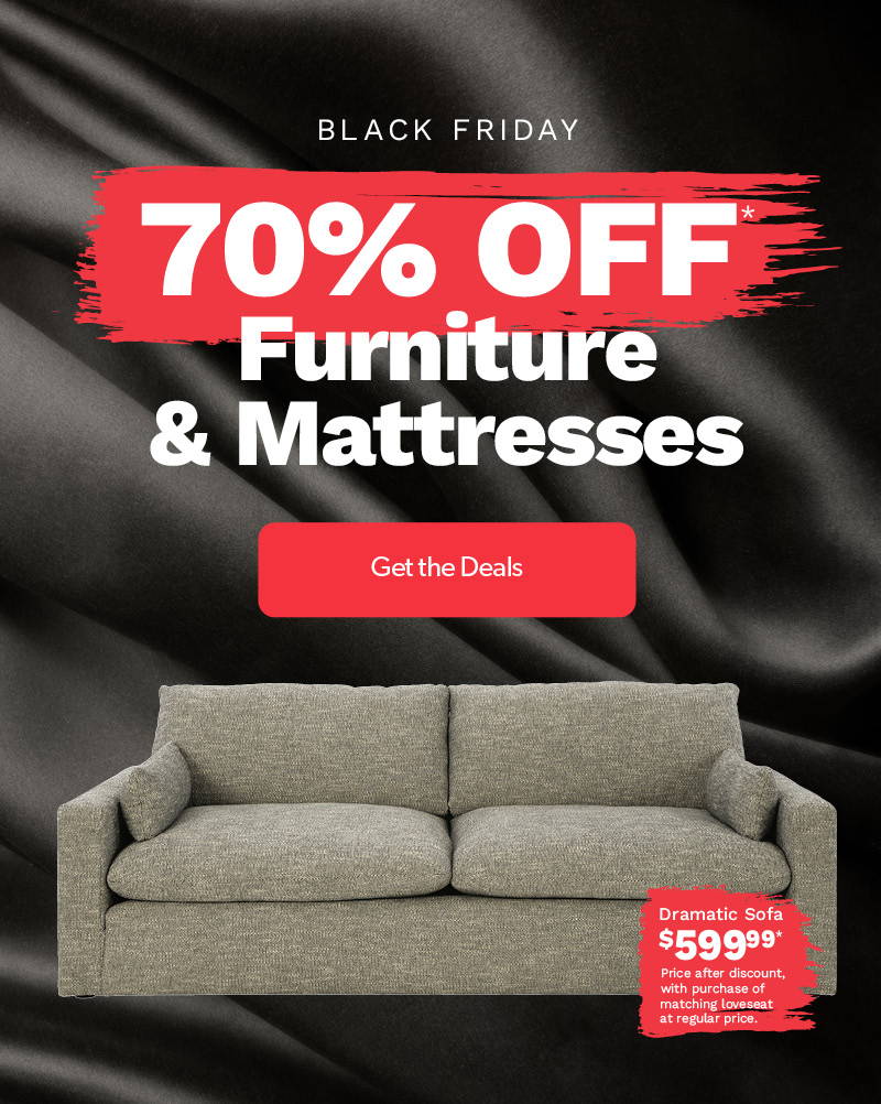Black Friday Preview - 70% OFF* Sofas! – Dufresne Furniture and Appliances