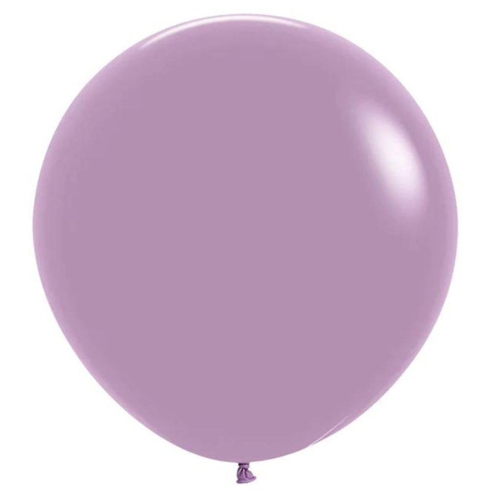 Image of single inflated purple balloon. Shop purple balloons.