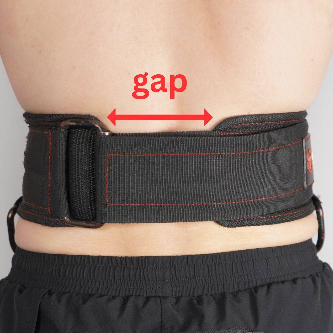 Another standard belt with gap