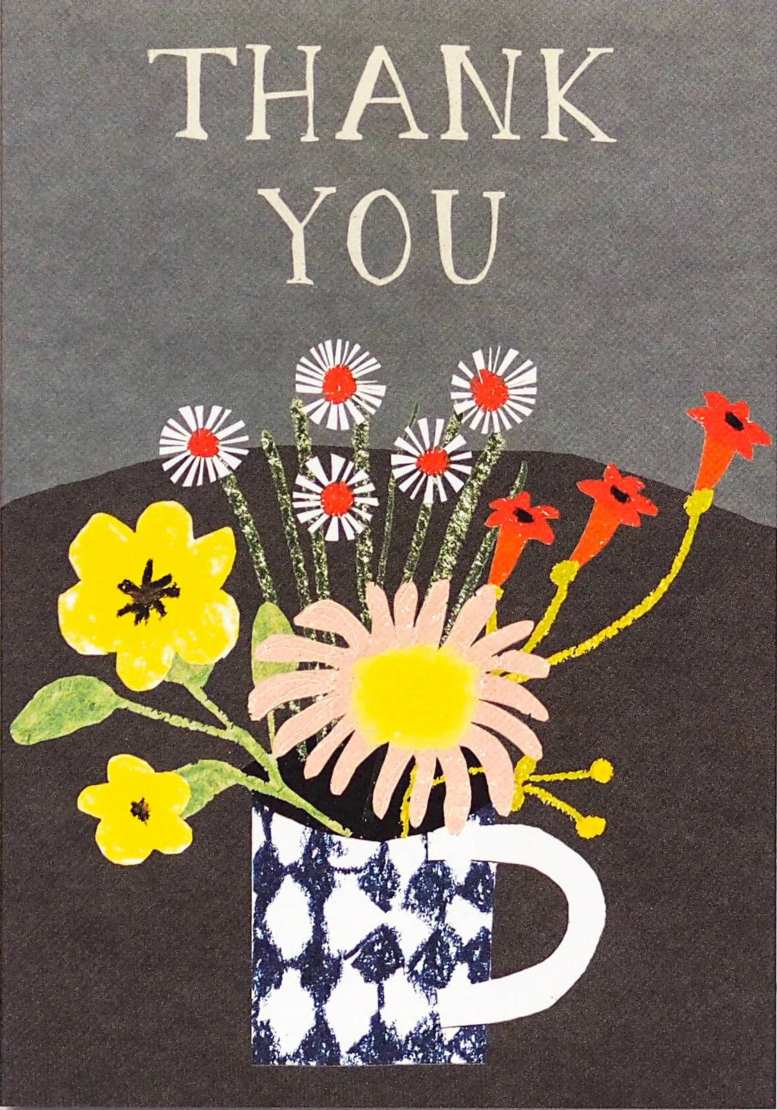 Hadley Paper Goods Floral Thank You Card.