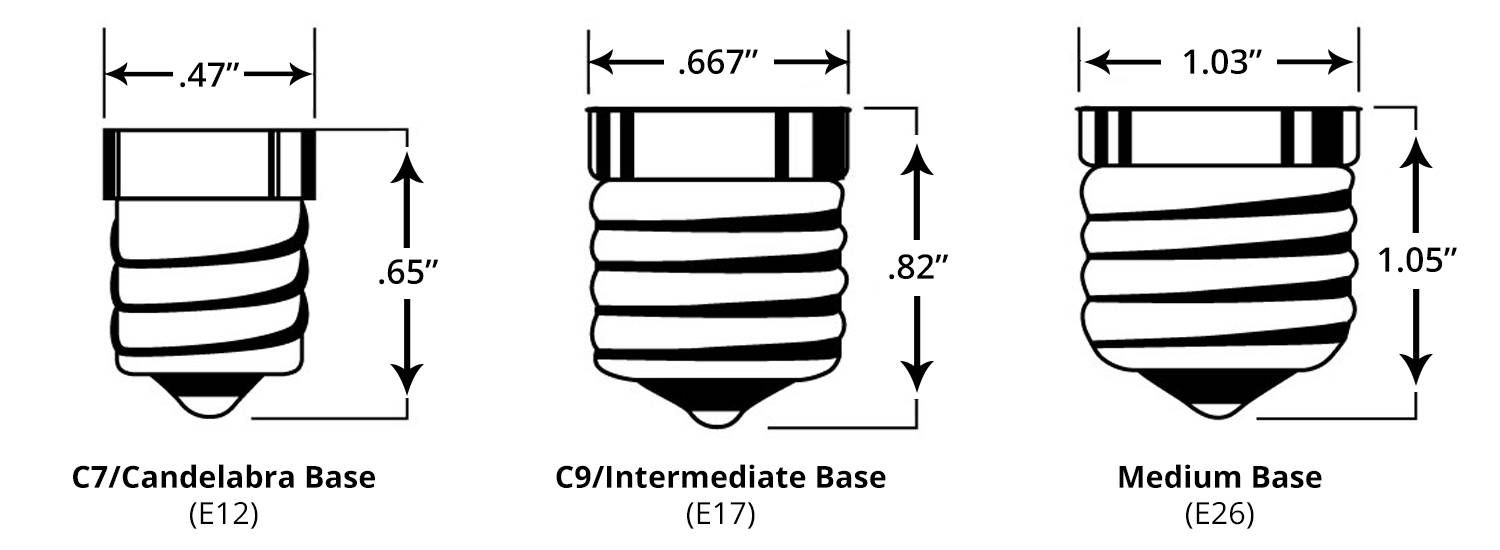Light Bulb Socket Guide: Info on Sizes, Types Shapes PartyLights