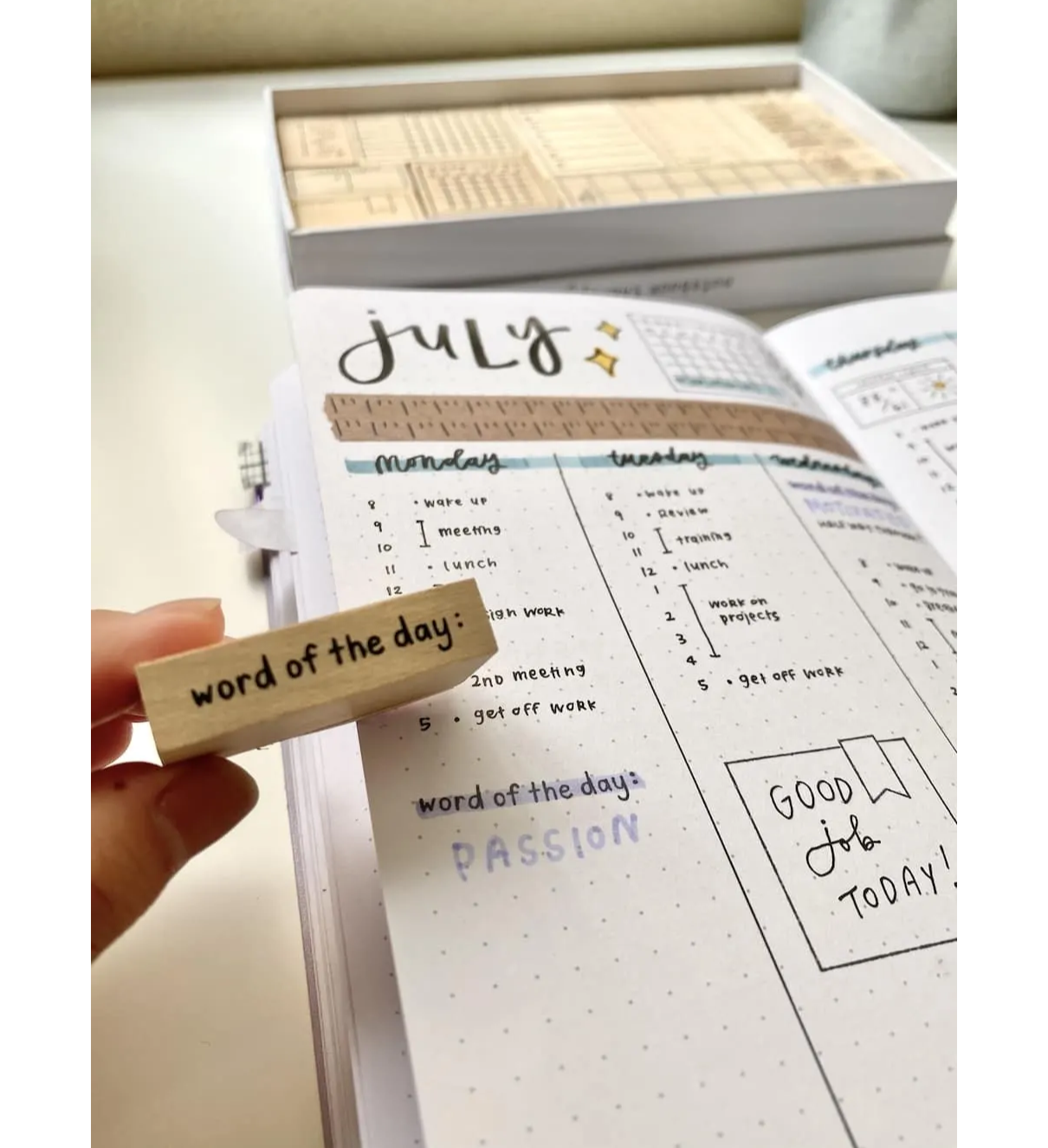 How to use Stamps in your Bullet Journal