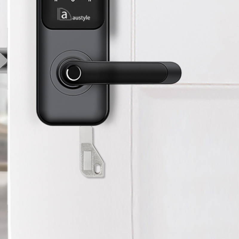 Austyle digital door lock with key fi access
