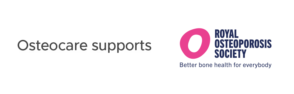 Osteocare supports with ROS logo