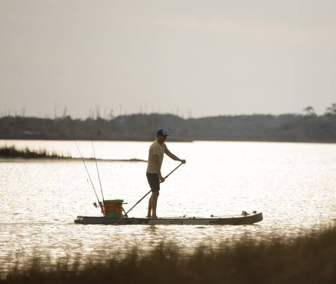 Paddle boarding