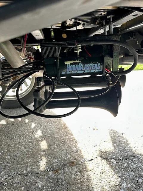Maurice's 2025 Ford F150 Conductor's Special 244K train horn setup detail photo 6