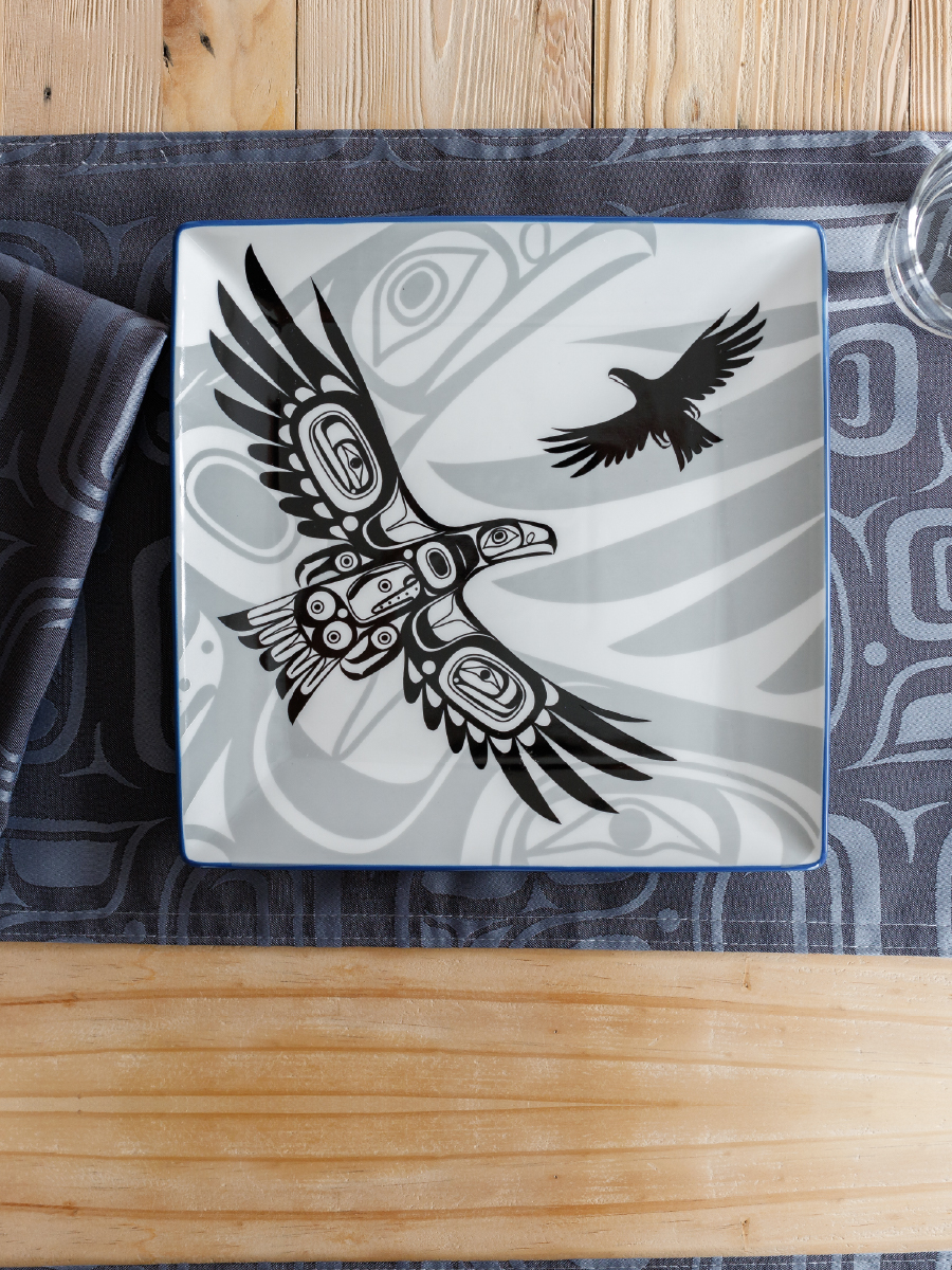 Soaring Eagle Serving Plate by Corey Bulpitt, Haida