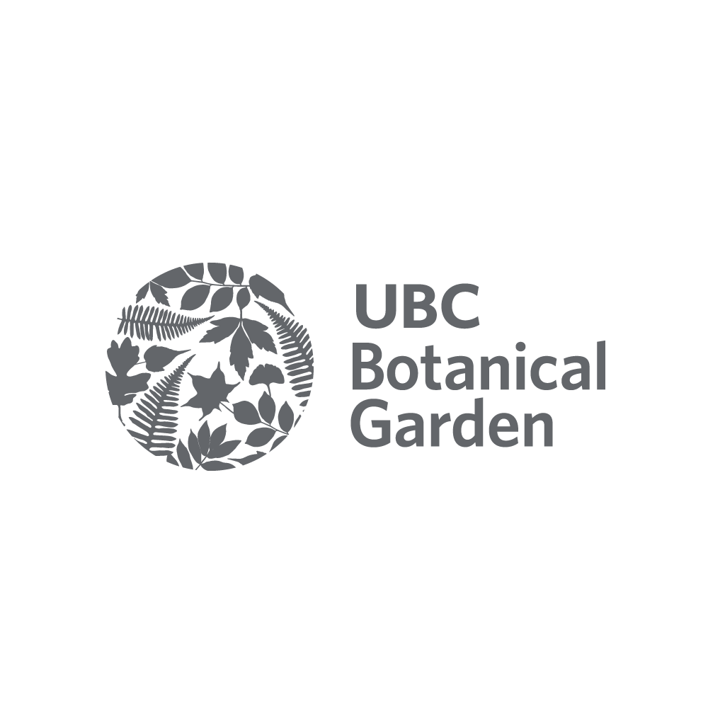 UBC Botanical Garden logo - organic loose leaf tea