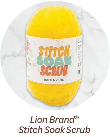 Yellow yarn labeled 