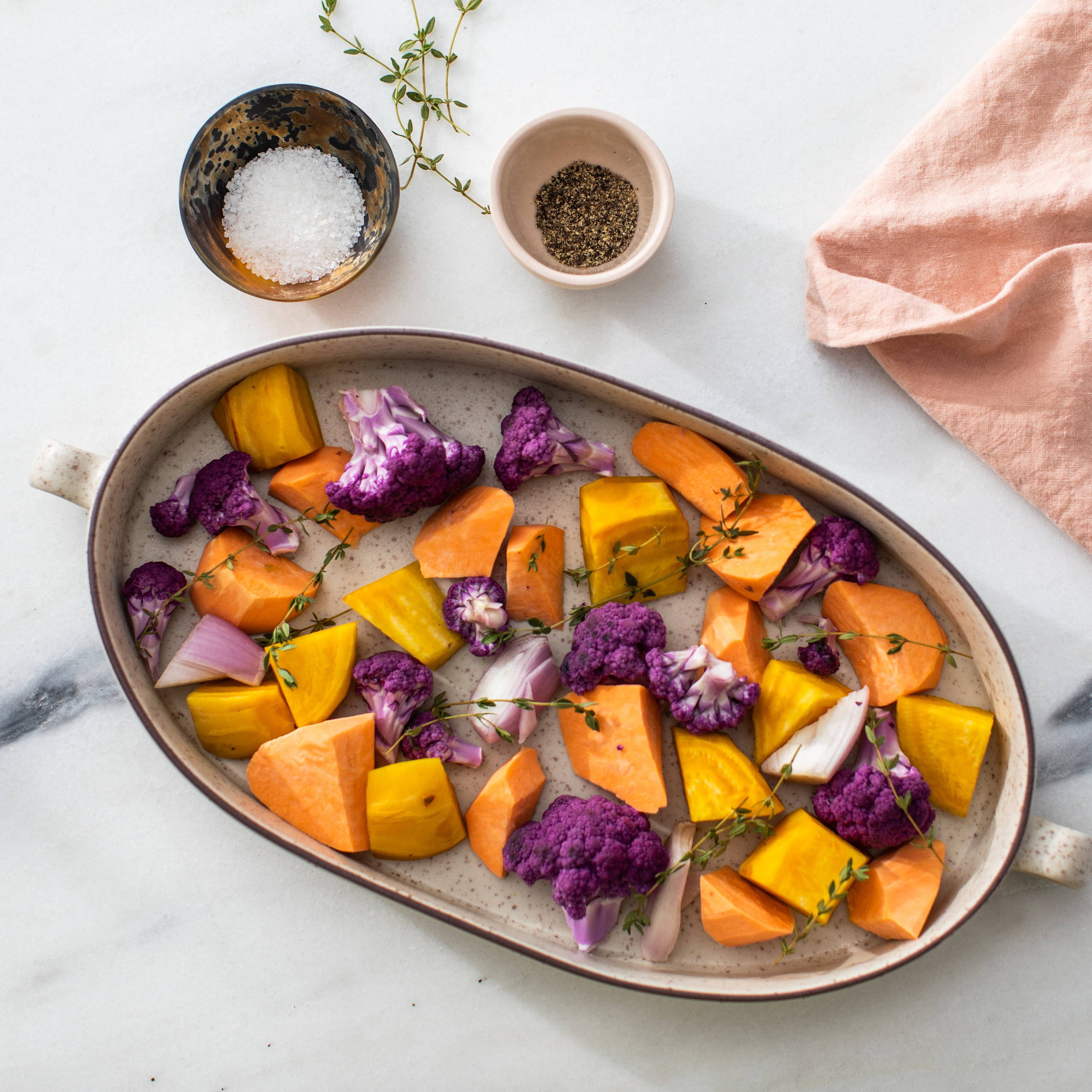 Colorful Roasted Winter Vegetables
