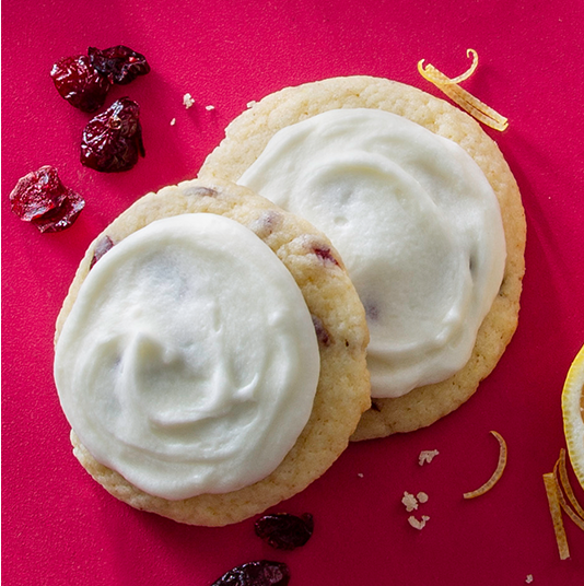 lemon cranberry cookies recipe
