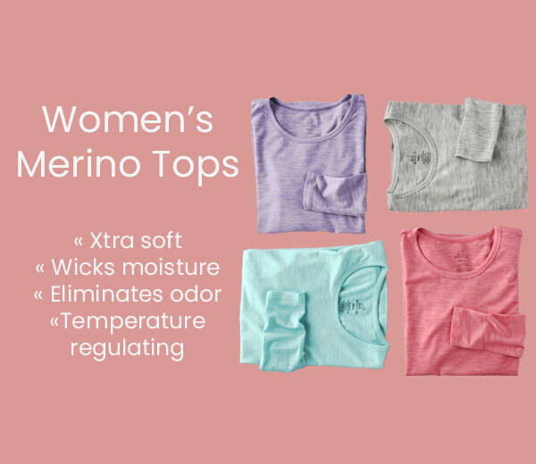 Women's Merino Wool Tops & Shirts | Free Shipping | Woolx