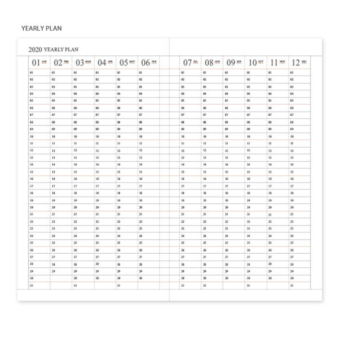 Indigo Official slim dateless weekly planner notebook diary