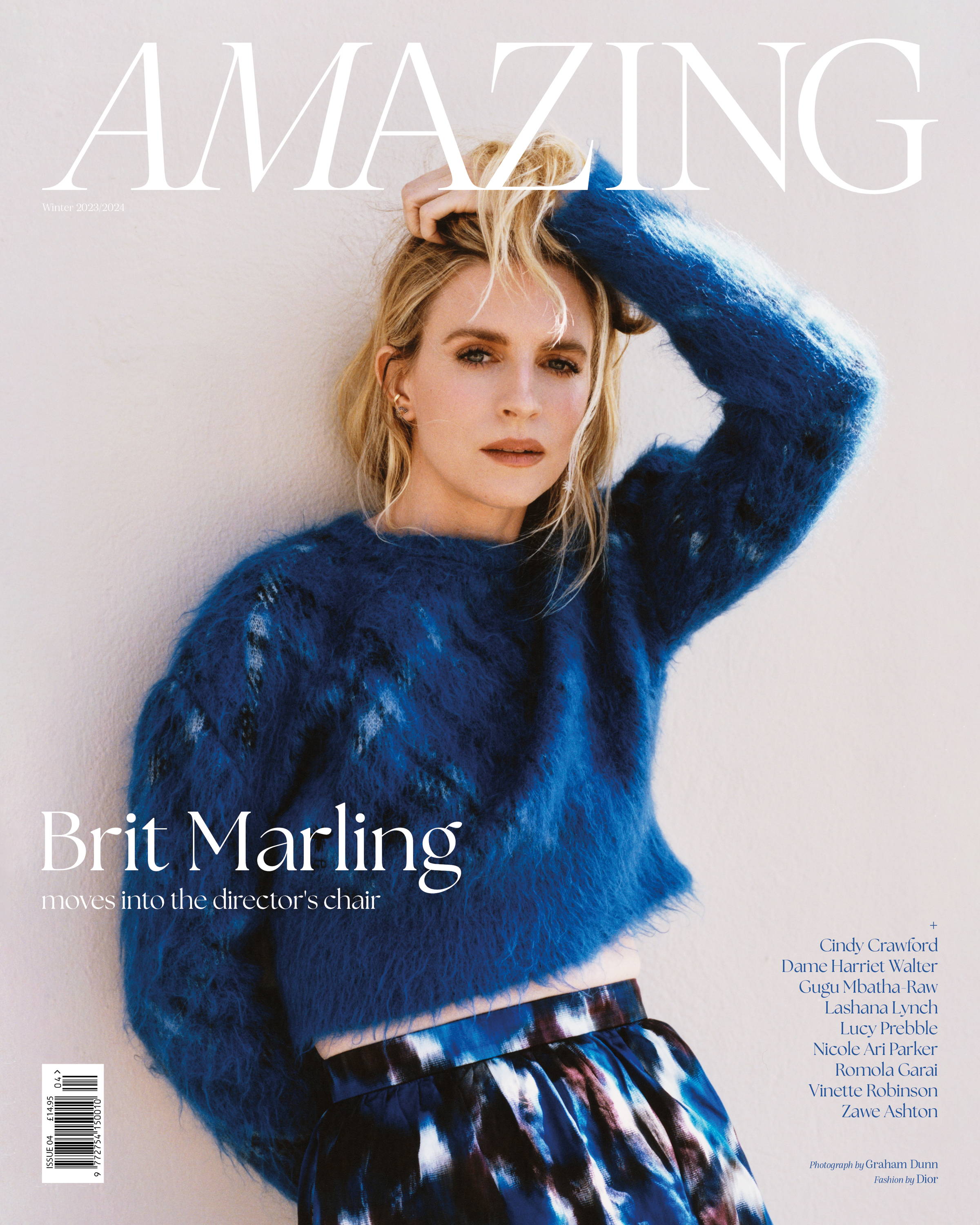 Brit Marling covers AMAZING issue 4 by Graham Dunn