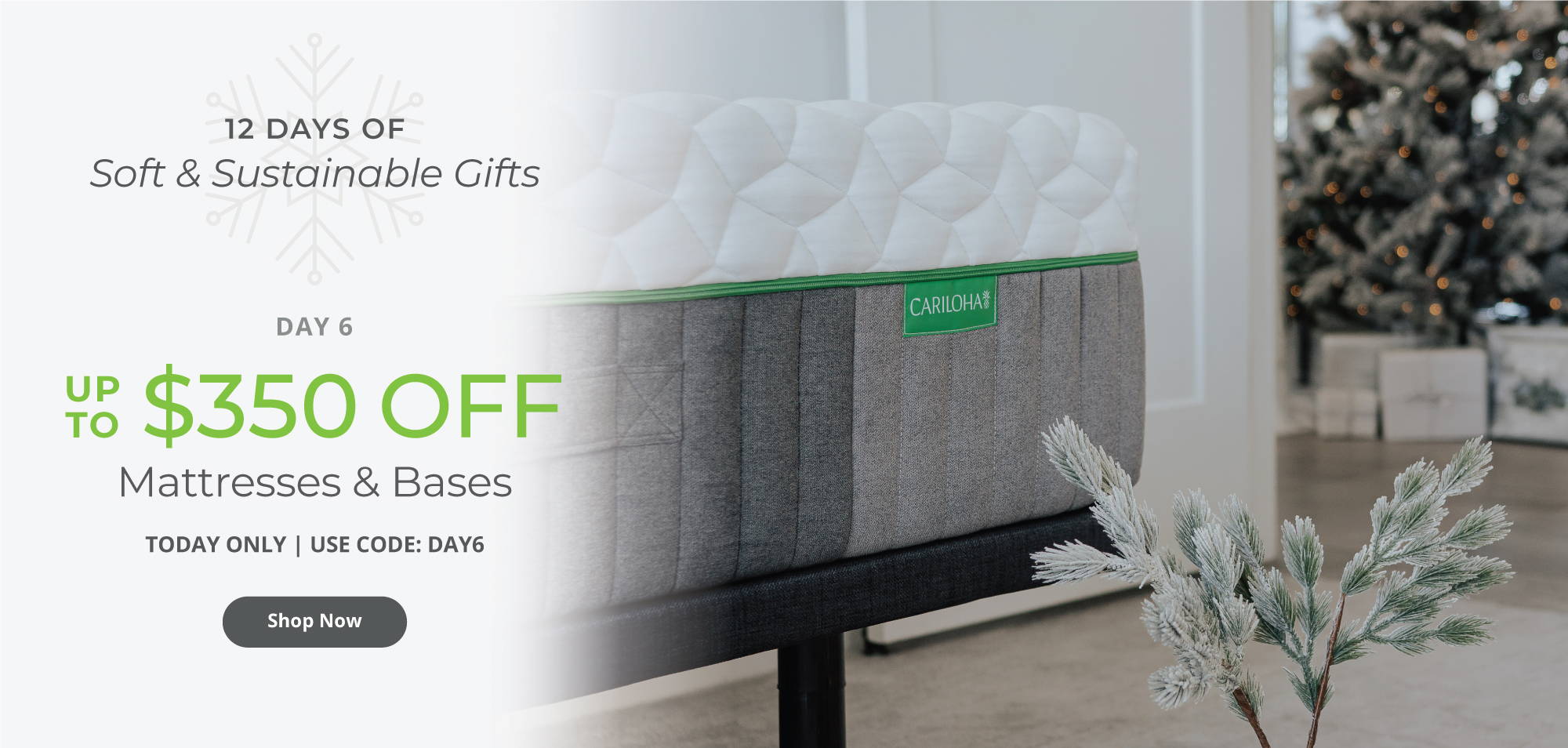 Up to $350 off mattresses and bases
