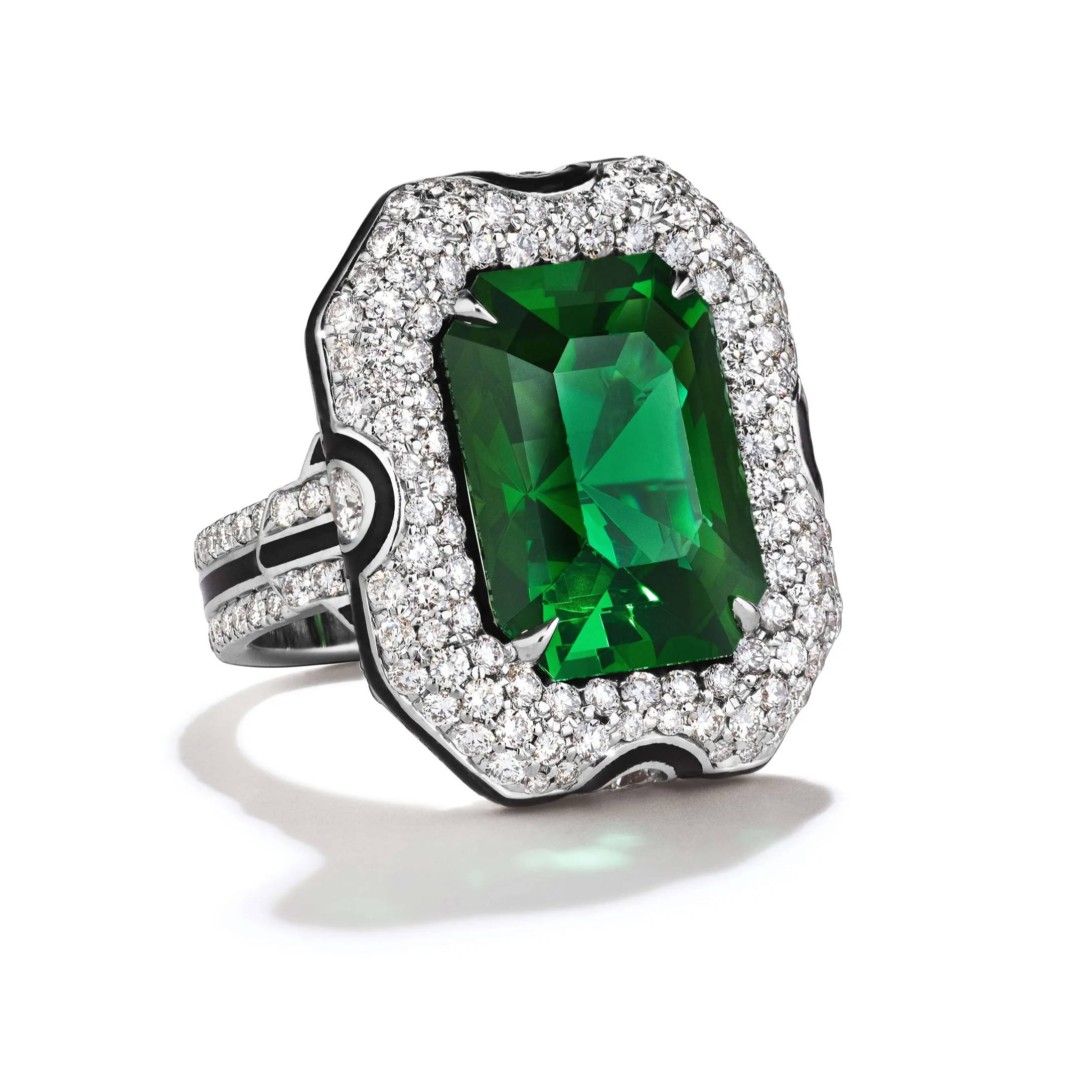 custom gemstone engagement ring