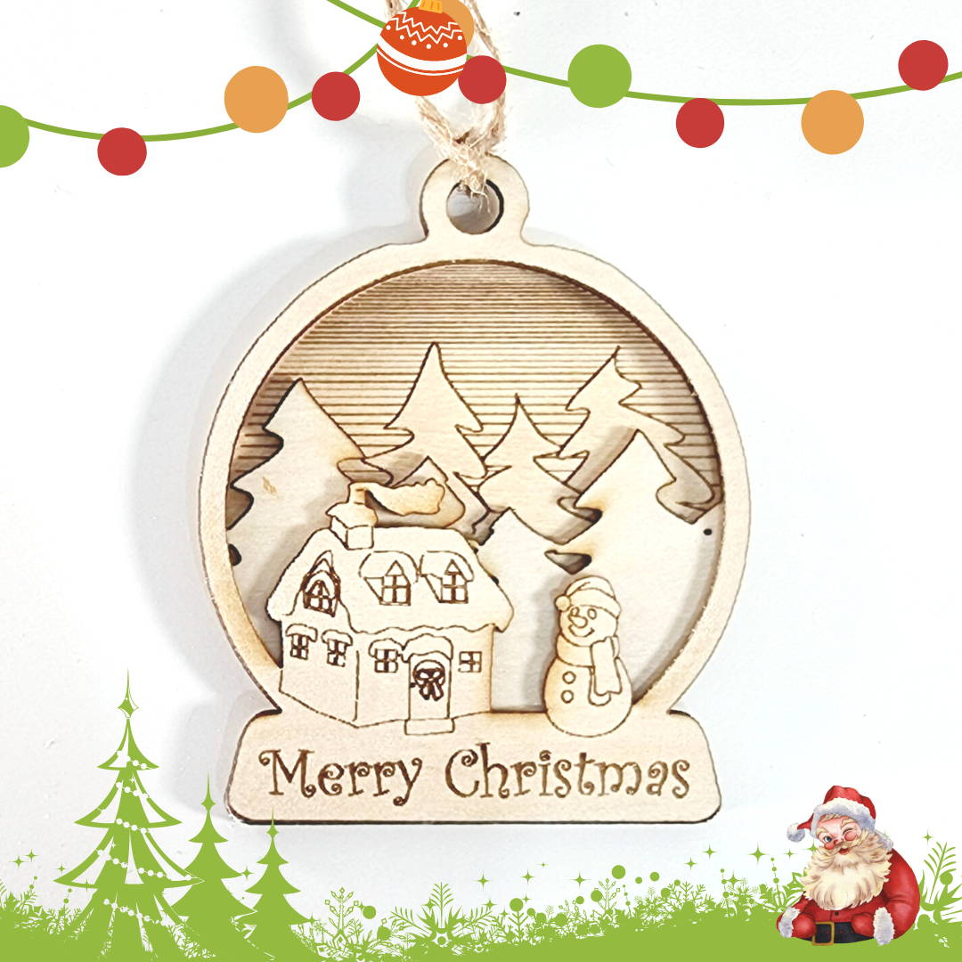 Laser Cut Christmas Gift Tags