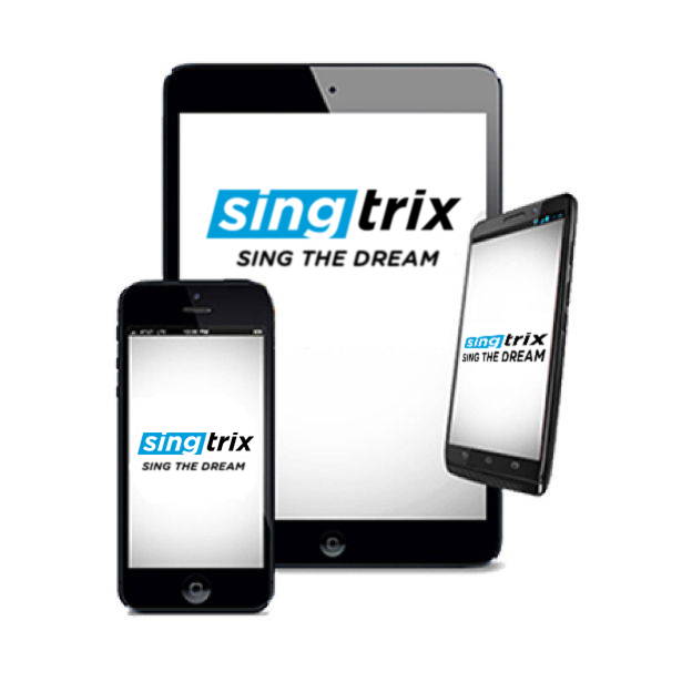 Singtrix Logo on Mobile Devices