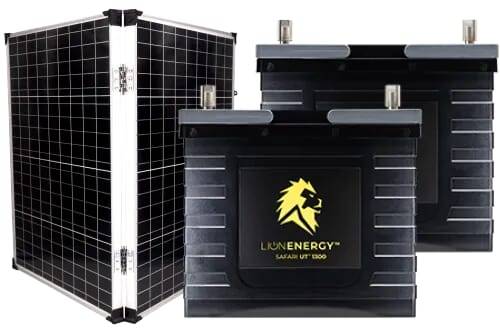 Lion Lithium Battery LifePo4 Deep Cycle 160 amp - Slimline - Outback  Adventures Camping Stores