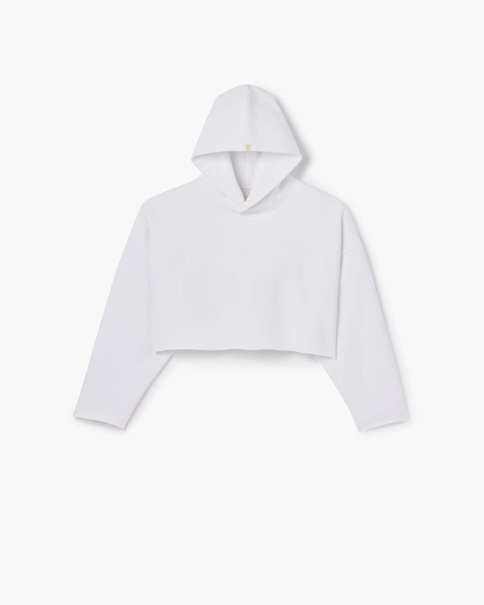 warm core cropped hoodie