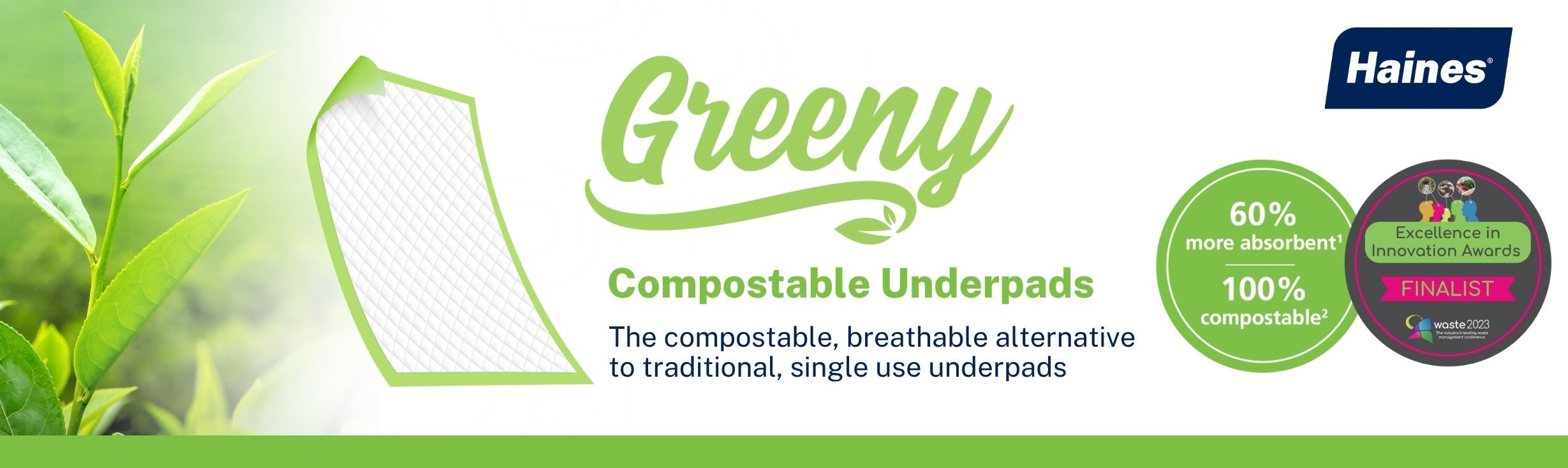 Greeny Compostable Underpad