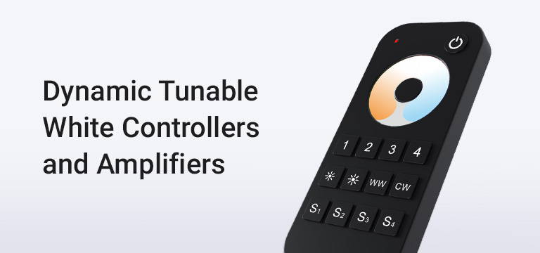 dynamic tunable white controllers for LED strip lights