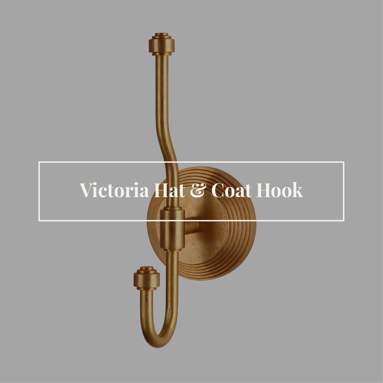 Victoria Stepped Hat and Coat Hook