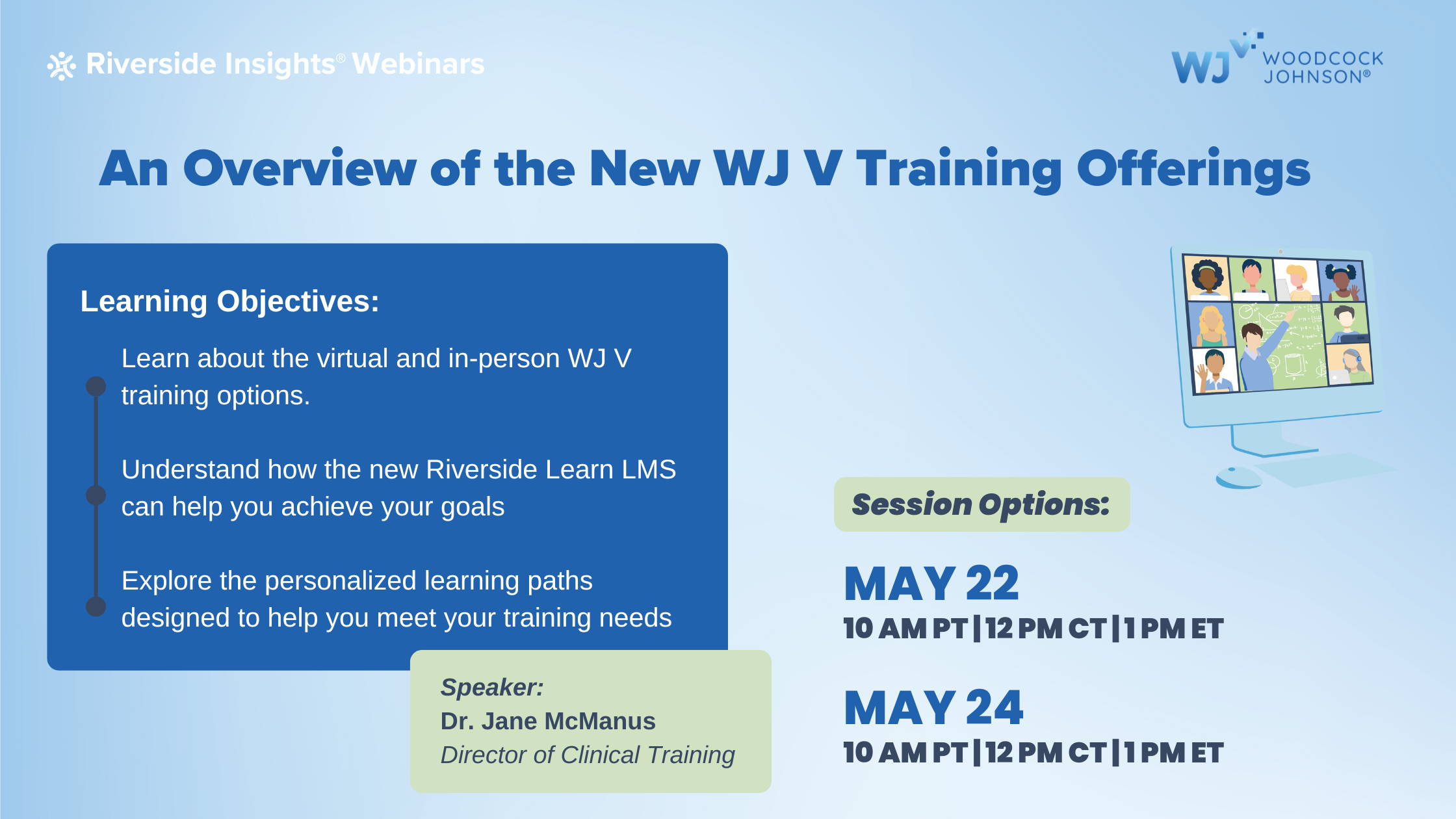 Register for the WJ V Webinar