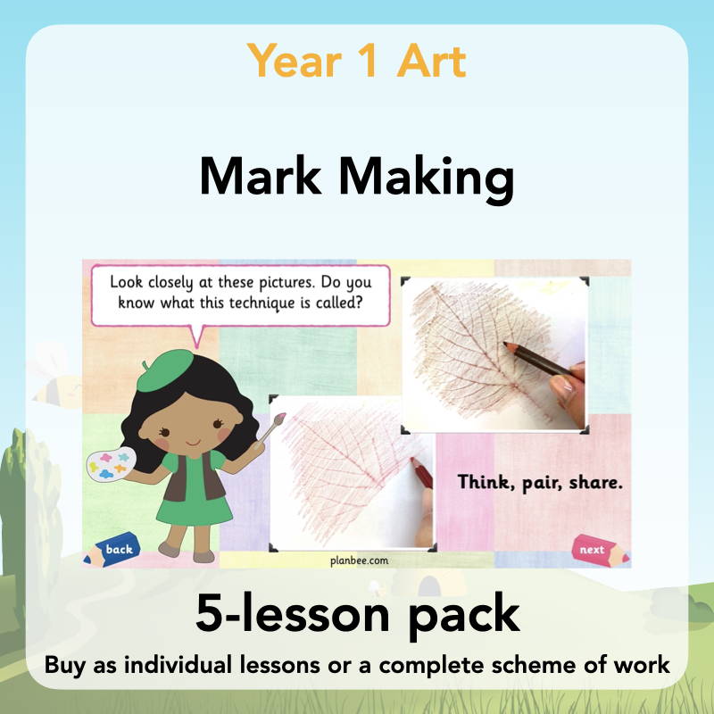 Year 1 Curriculum - Mark Making 