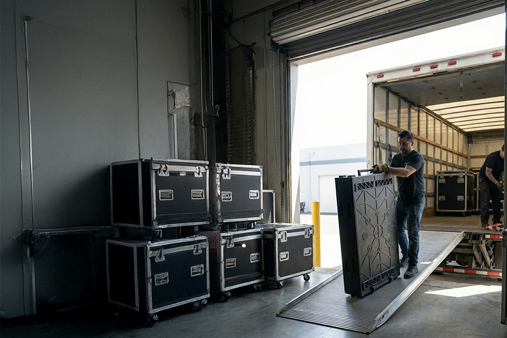 Atlas V2 cart being assembled without tools