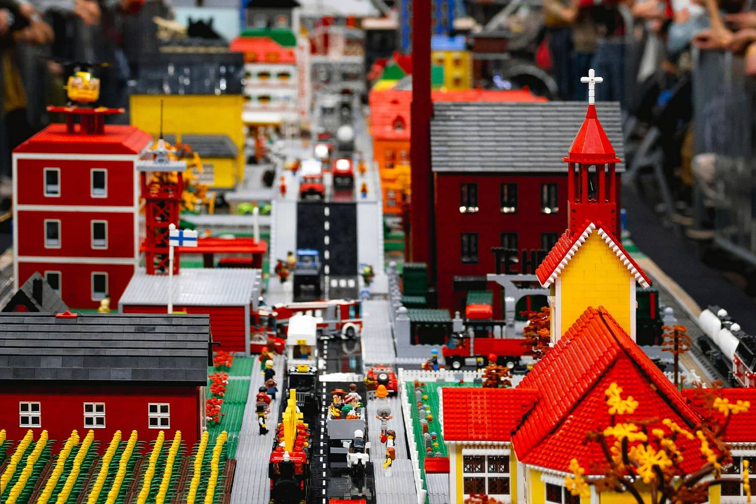 LEGO-tapahtuman LEGO-rakentelualueet