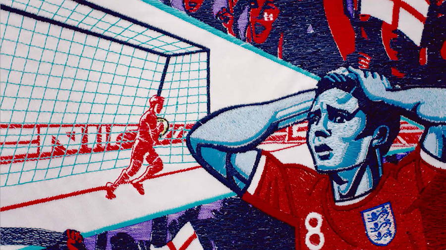 2018 FIFA World Cup embroidery stitching