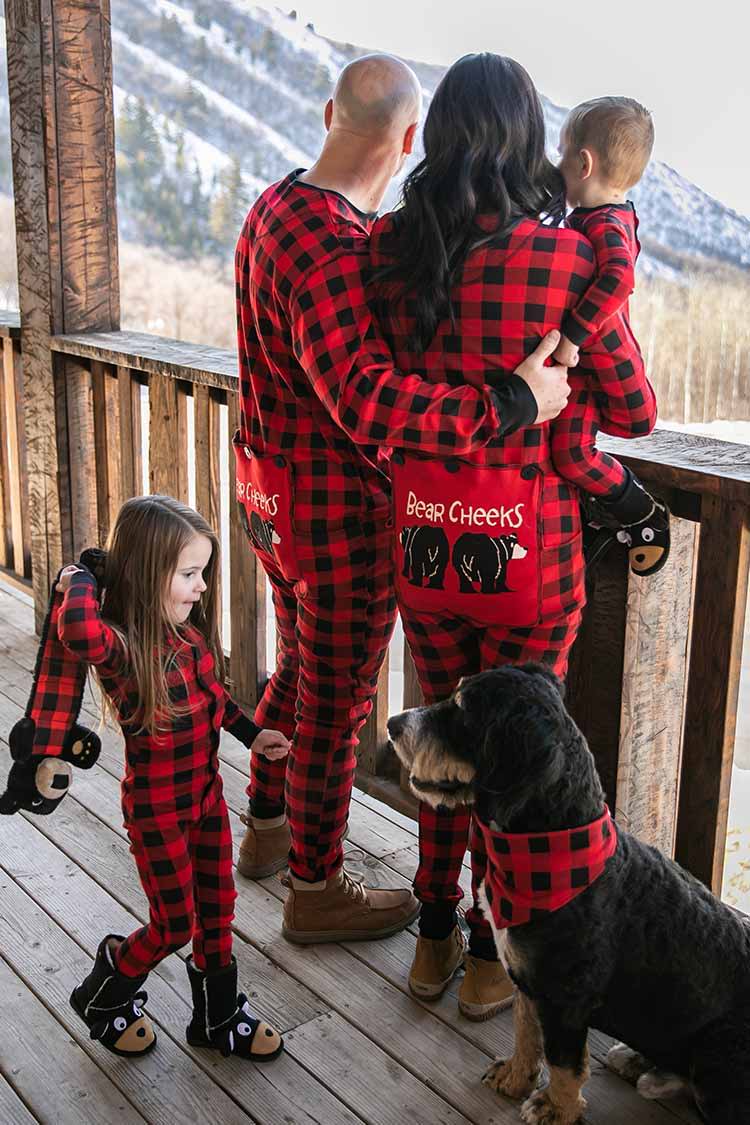 Matching Christmas Pajamas Set for Family, Funny Holiday Cute Let