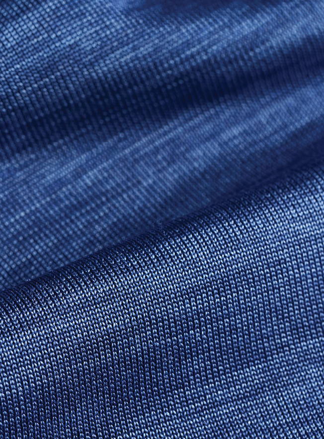 Blue performance fabric