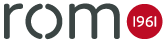 Logo of Rom, sofas established in 1961.