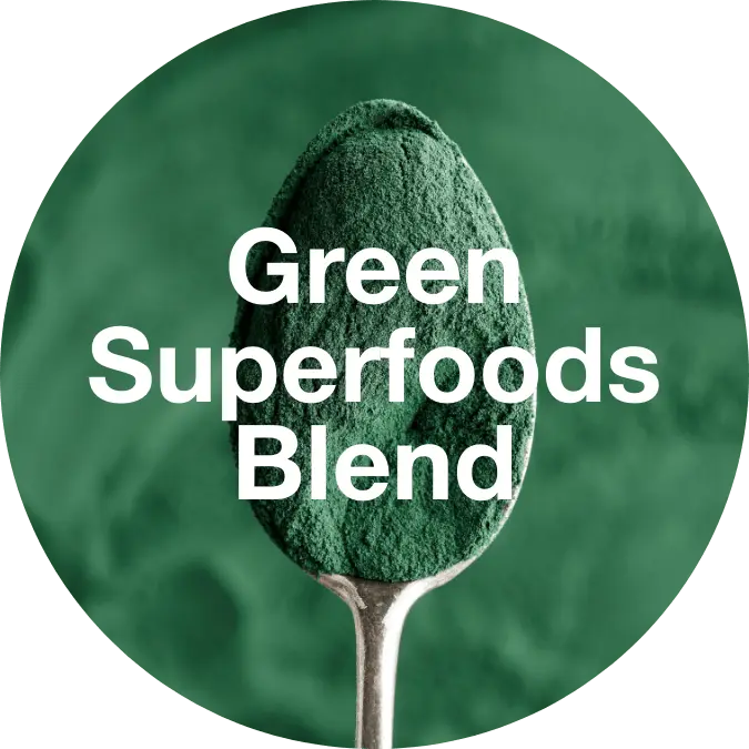 green superfood blend powder