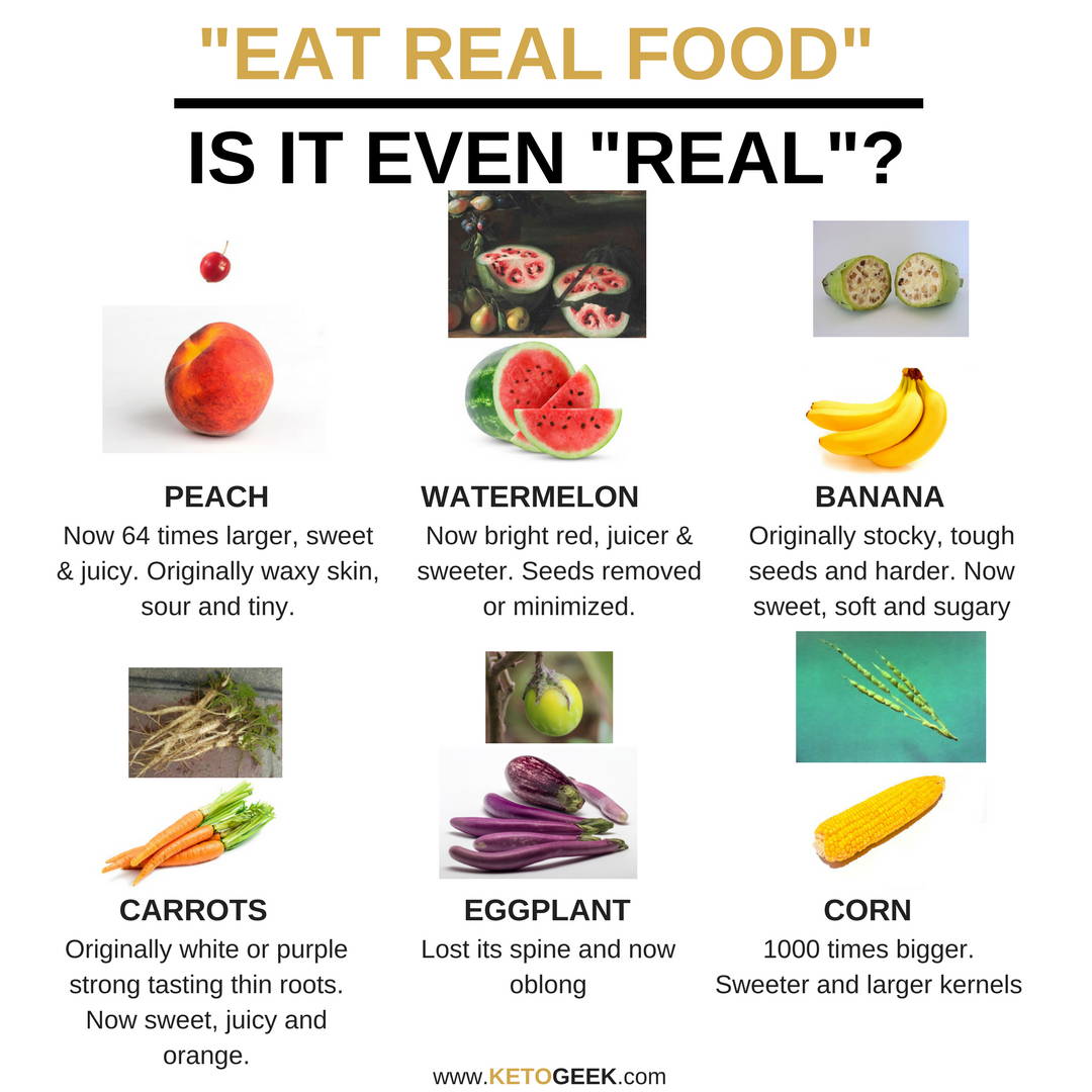 SELECTIVELY BREEDING "REAL FOOD"