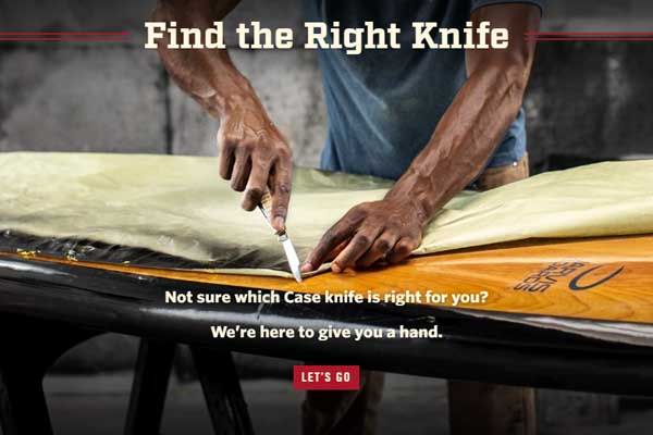 Find The Right Knife Tool - Not Sure which Case knife is right for you? We're here to give you a hand.