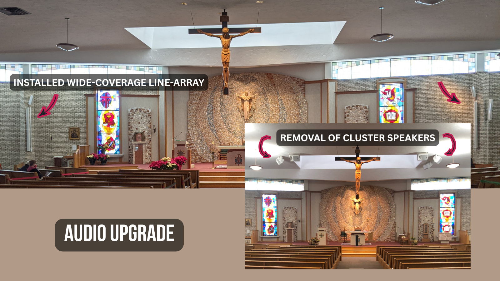 Church sound upgrade