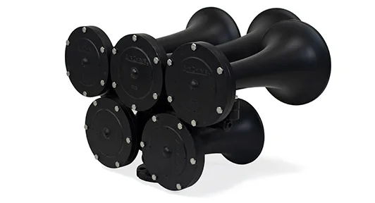 Example of a K5 low mount Nathan Airchime horn