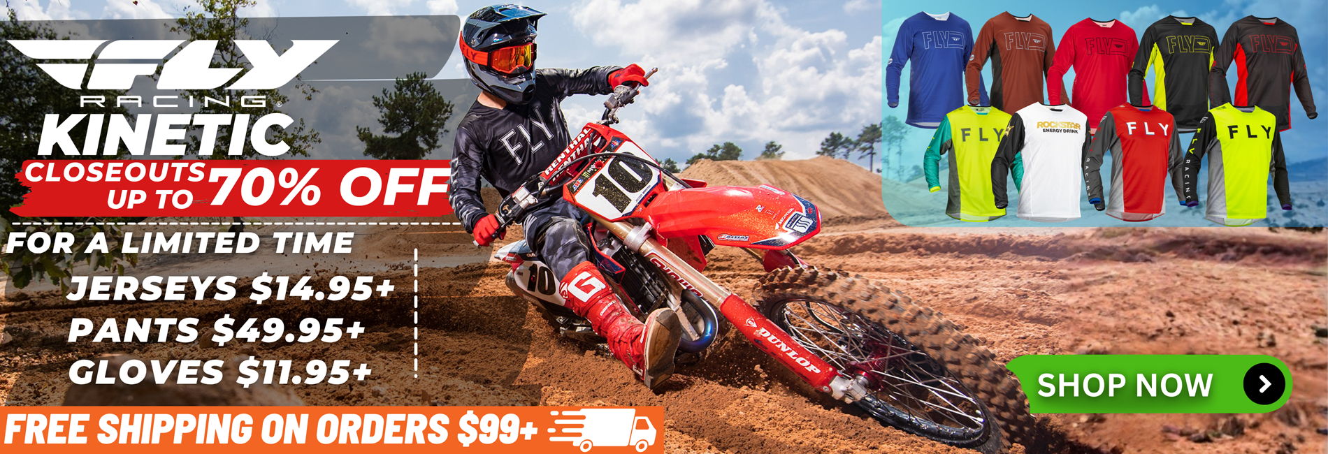 Fly Kinetic Gear up to 70 percent off