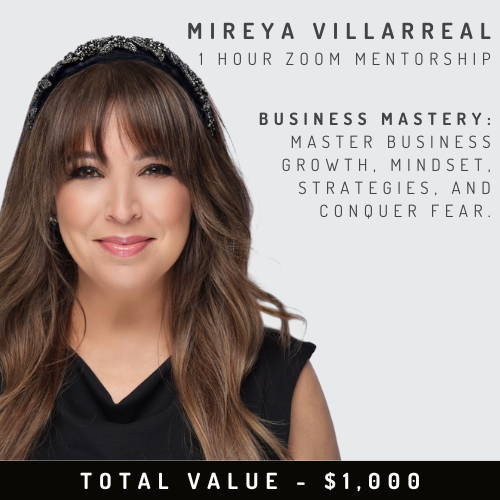 1-Hour Zoom Class with Mireya Villarreal: Business Mastery (Total Value: $1000) 