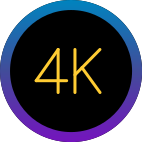4k black logo
