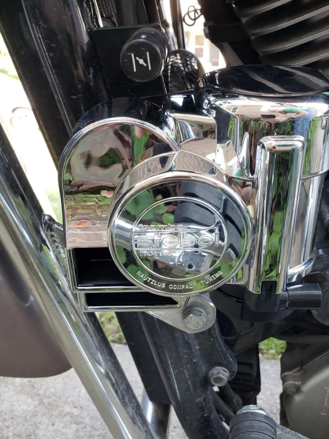 Compact Electric Motorcycle Horn