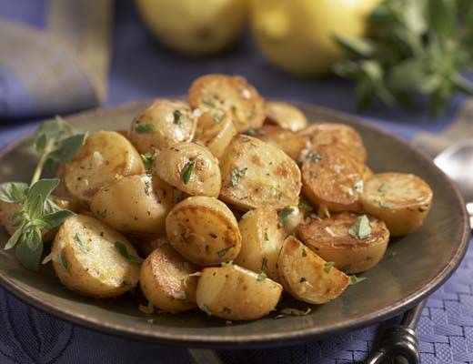 Baby Greek Potatoes