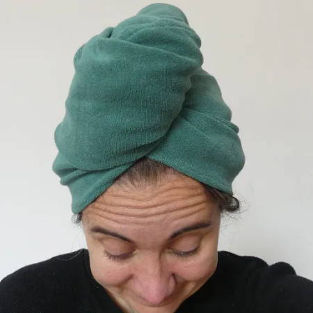Hair Towel Wrap on Head