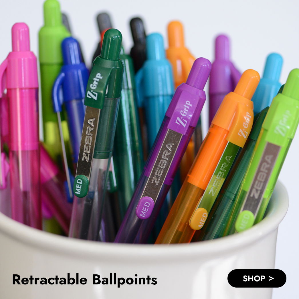 Zgrip retractable ballpoints